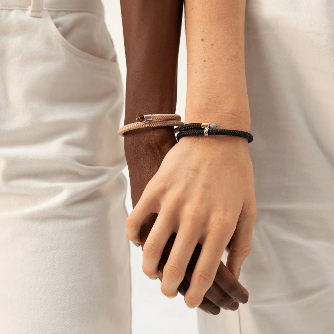 "Between Us" Joy bracelet Beige & Aventurine Medium
