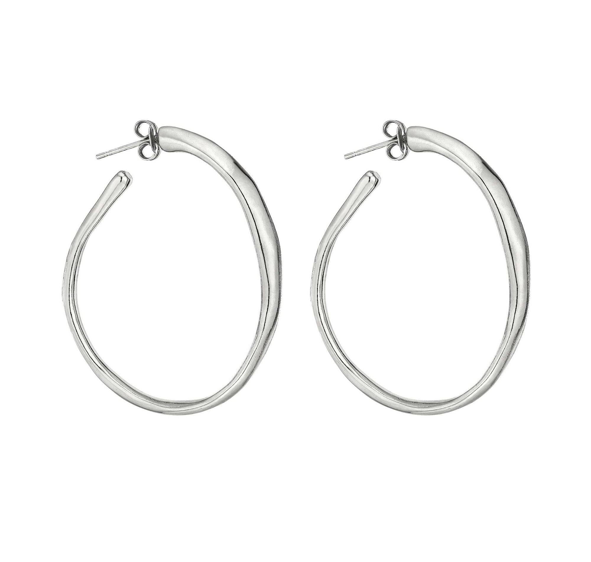 Open hoop earrings