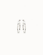 Open hoop earrings