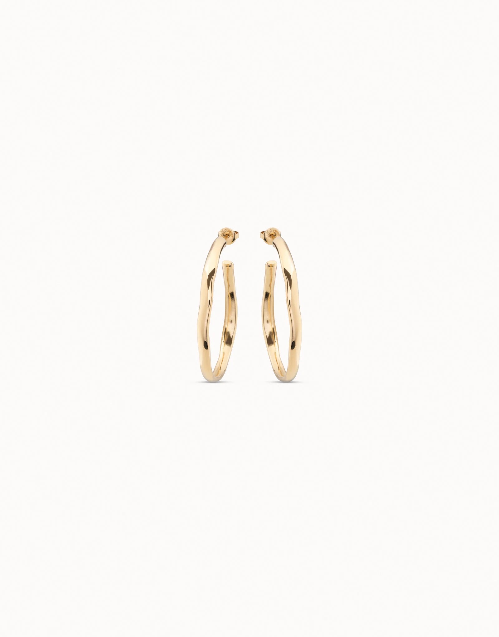 Open hoop earrings