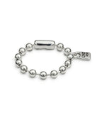 Beaded bracelet with padlock