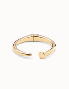 Nail shaped bangle bracelet