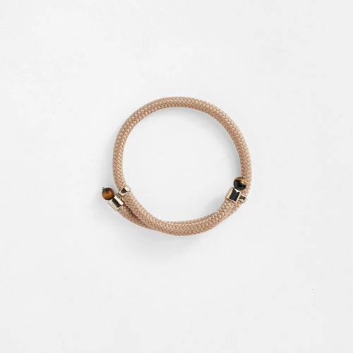"Between Us" Joy bracelet Beige & Tigers Eye Medium